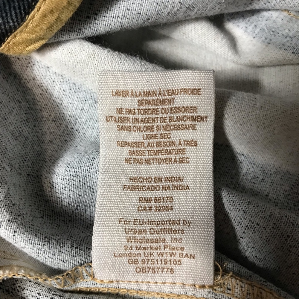 Free People Marjorie Wide-Leg Pants High Waist Tan/Black Striped Women’s size M - Picture 15 of 15